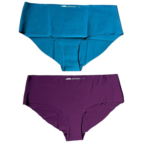 Set Of 2 Parade NWT Seamless Hip Hugger Panties Small S Blue Coral, Winterbloom - Picture 1 of 13
